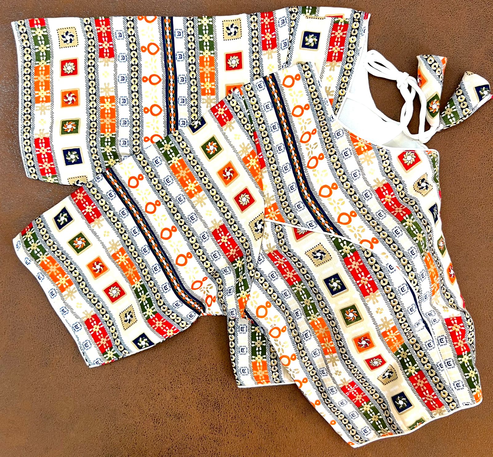 MADHULIKA COTTON FOIL PRINT BLOUSE