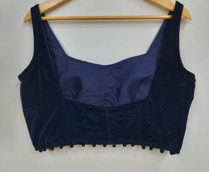 Fancy Bollywood Style Velvet Blouse - Anant Exports