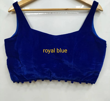 Fancy Bollywood Style Velvet Blouse - Anant Exports