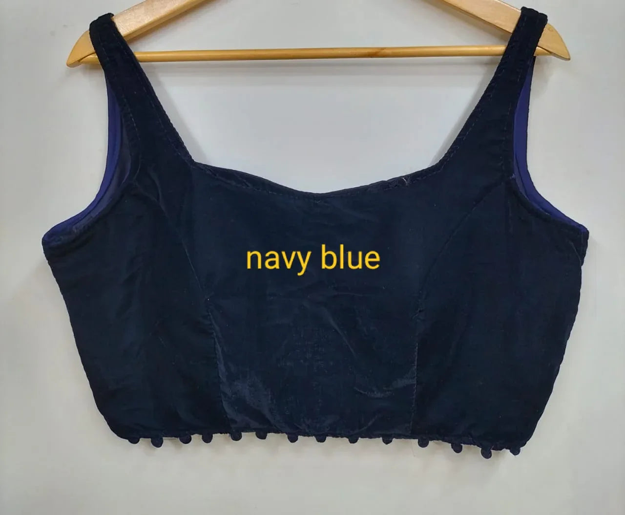 Fancy Bollywood Style Velvet Blouse - Anant Exports