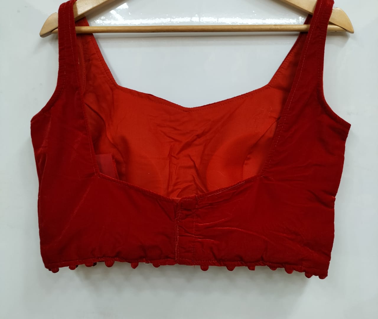 Fancy Bollywood Style Velvet Blouse