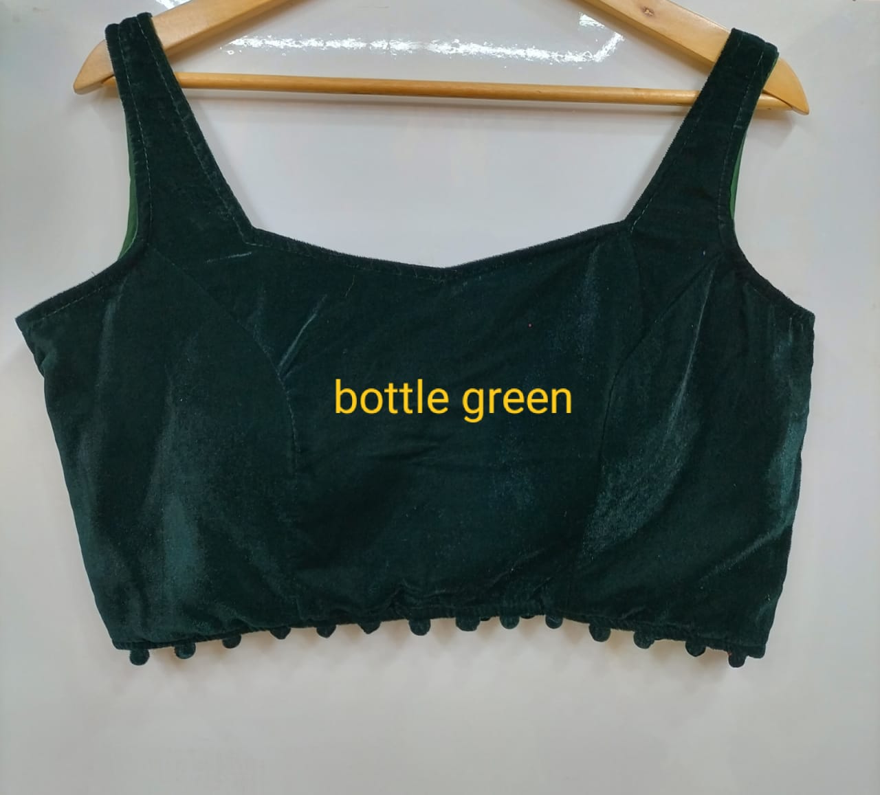 Fancy Bollywood Style Velvet Blouse