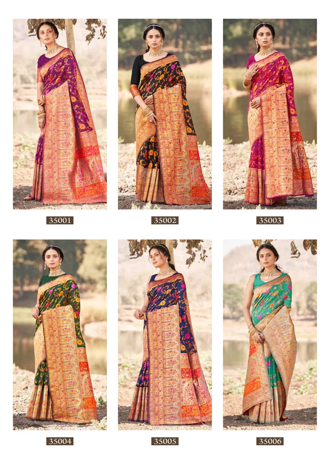 KASHMIRI VOL- 2 FANCY WEAVING SAREE - Anant Exports