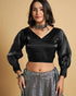 Zimichu Fancy Organza Blouse - Anant Exports