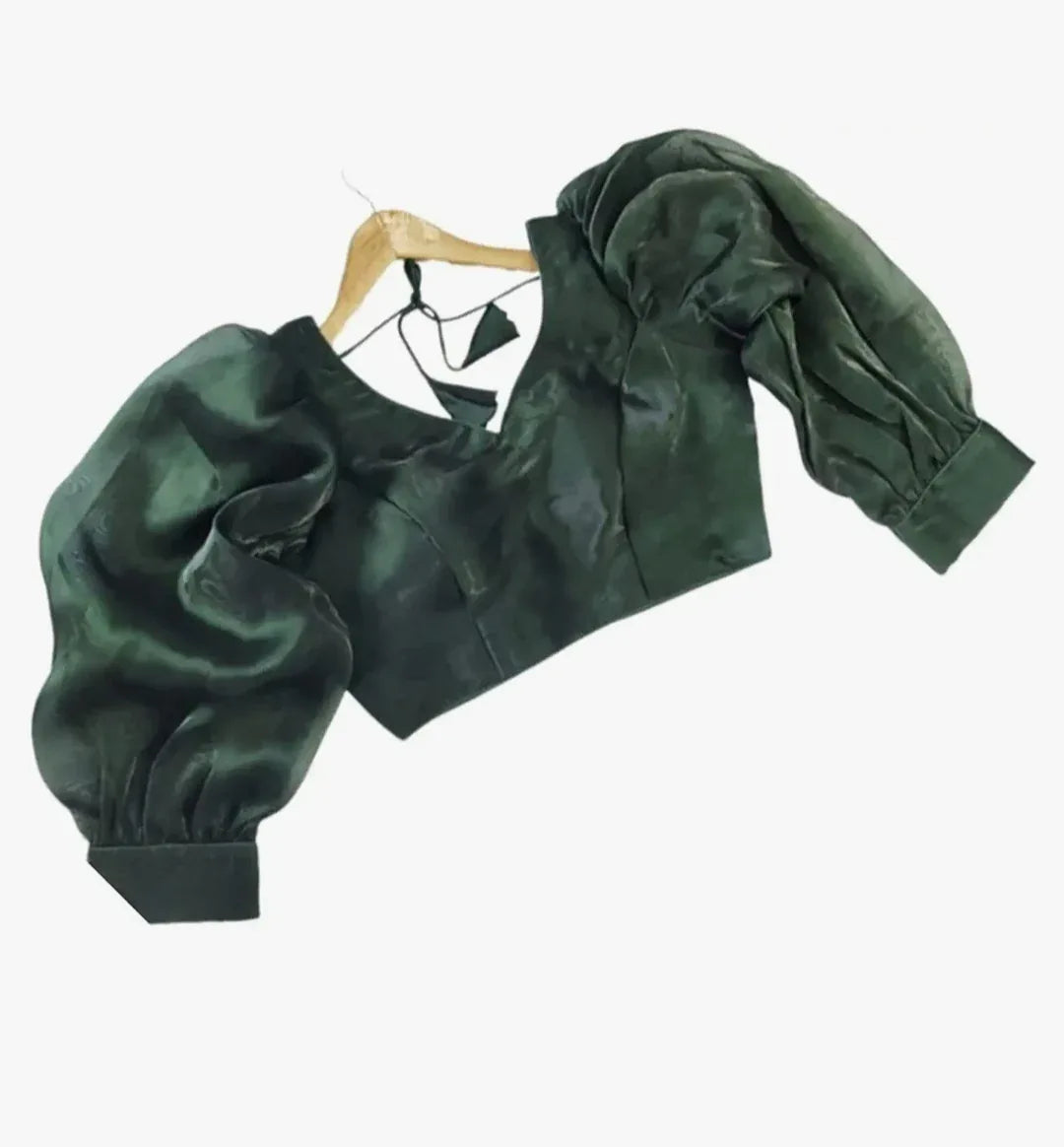 Zimichu Fancy Organza Blouse - Anant Exports