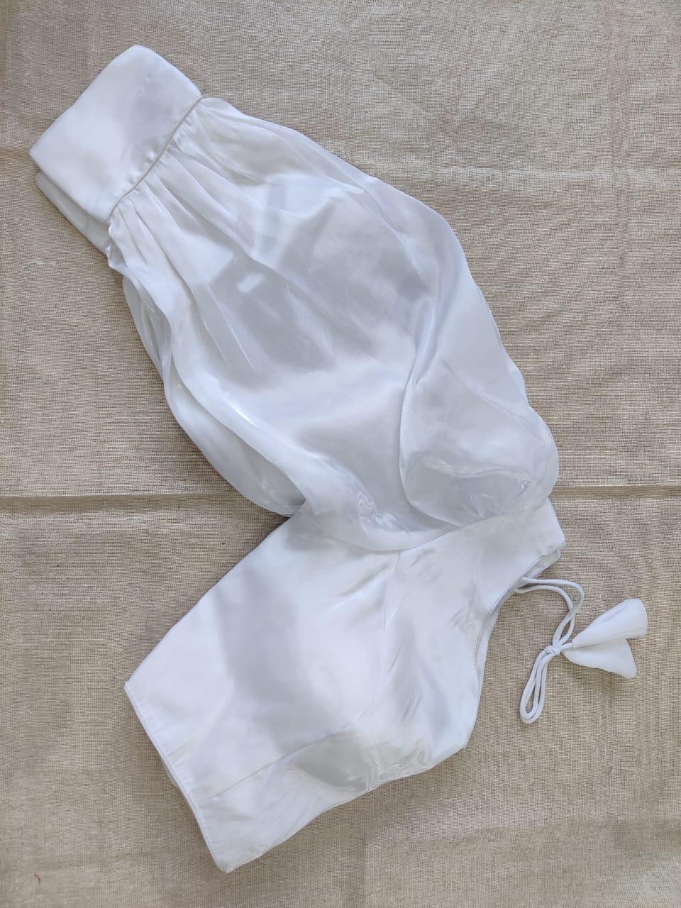 Zimichu Fancy Organza Blouse - Anant Exports
