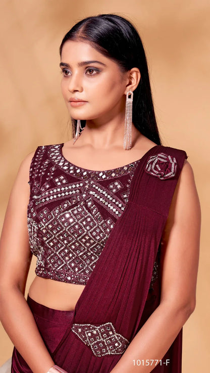 Ready to Wear Saree D.No 1015771 - Anant Exports