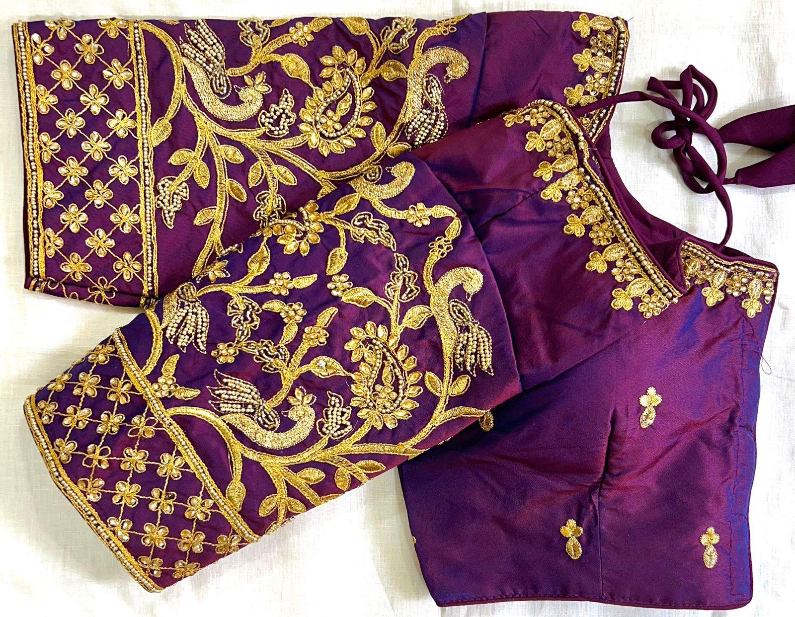 CHANDRAKANTA FANCY BANARASI SILK BLOUSE - Anant Exports