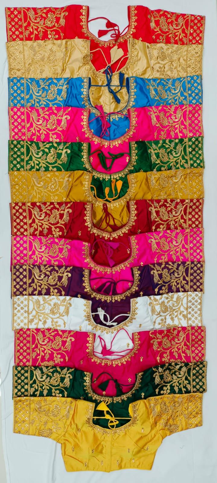 CHANDRAKANTA FANCY BANARASI SILK BLOUSE - Anant Exports