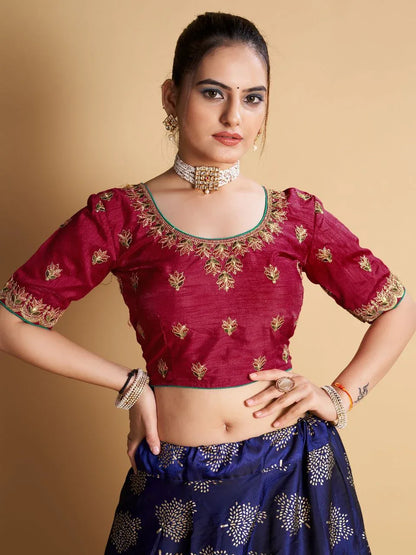 Beautifull Embroidered Work Blouse - Anant Exports