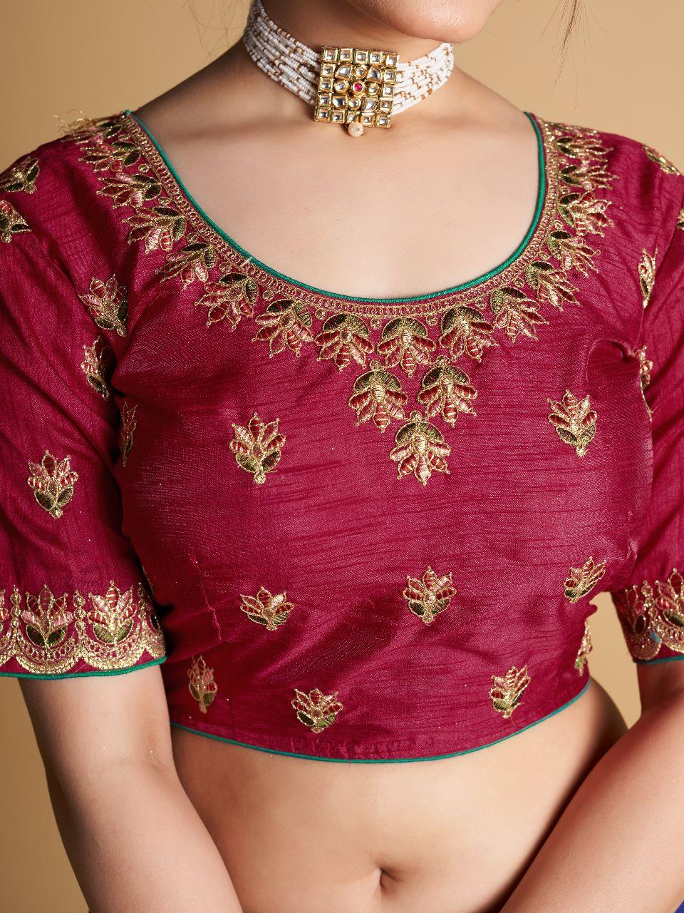 Beautifull Embroidered Work Blouse - Anant Exports