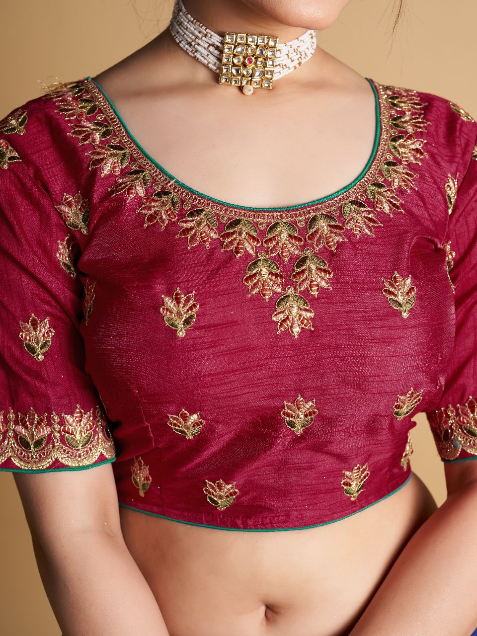 Beautifull Embroidered Work Blouse