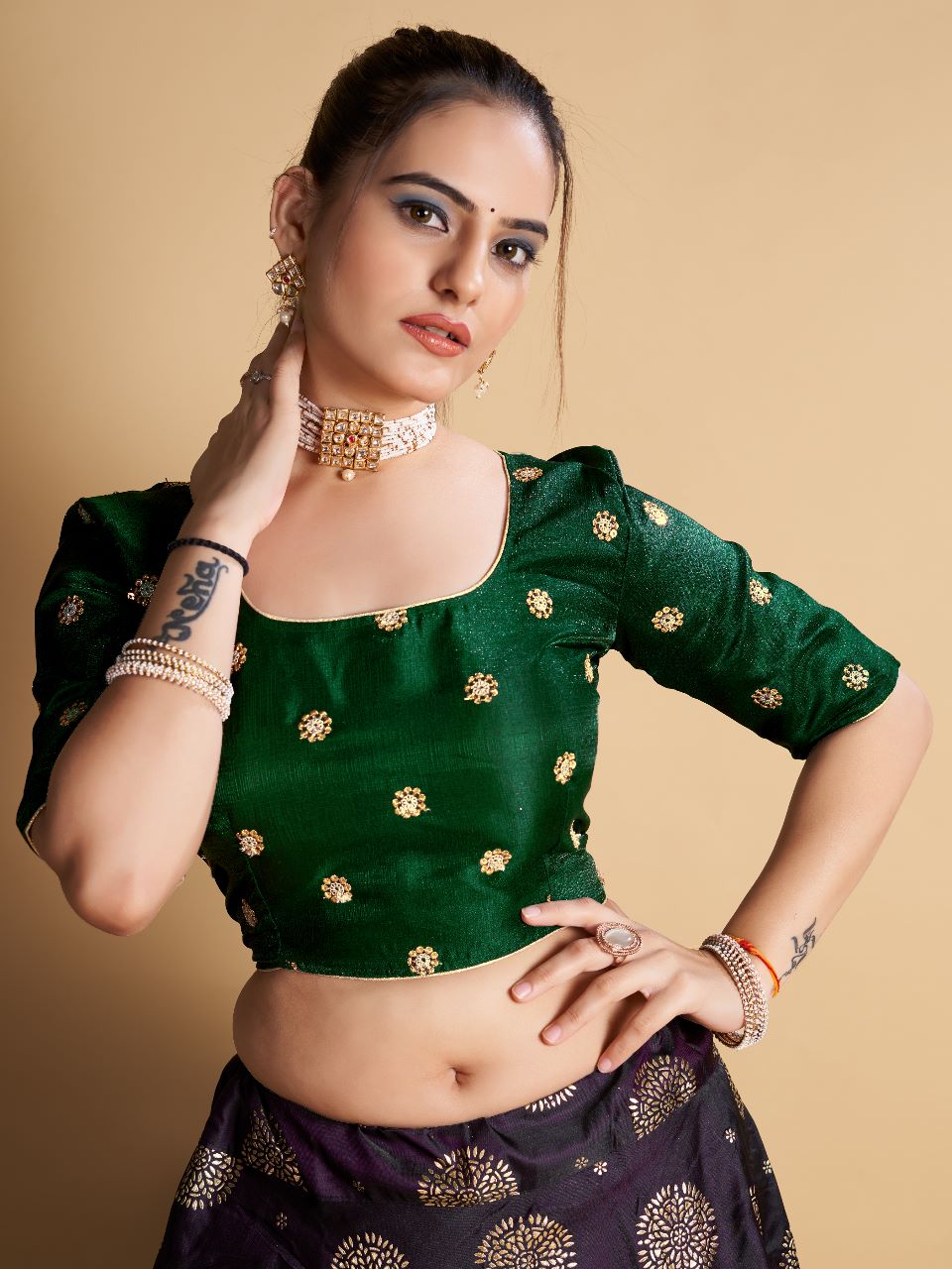 Beautifull Embroidered Work Blouse