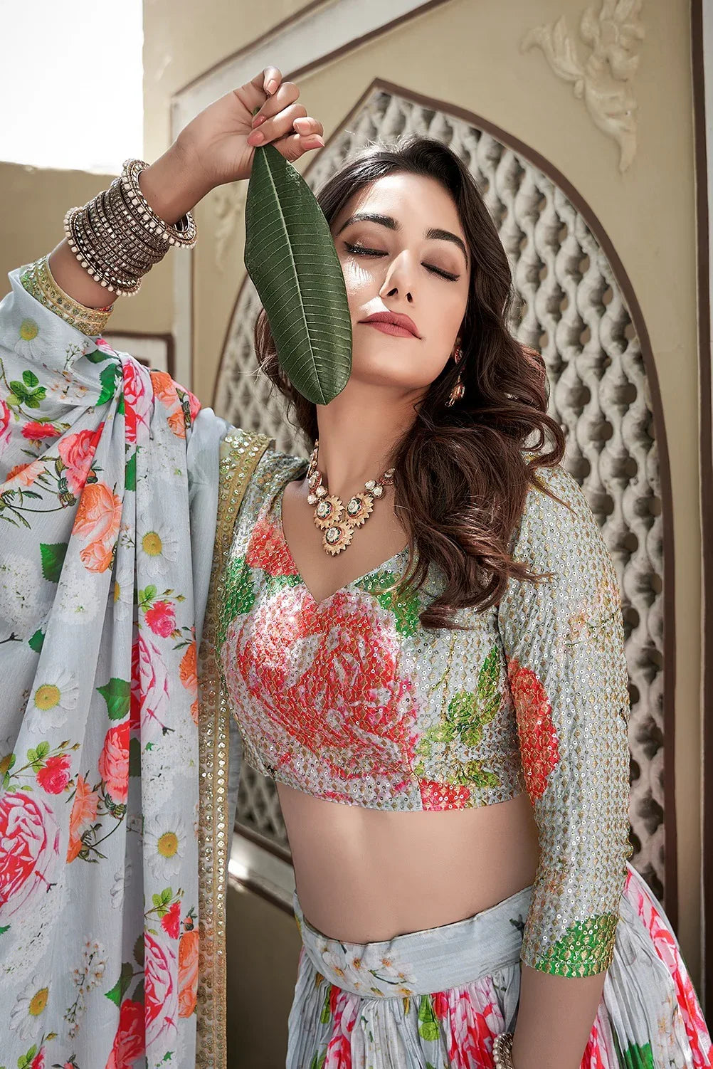 Party Wear Fancy Digital Print Lehenga D,No 1008 - Anant Exports