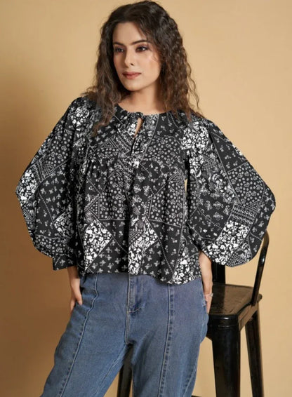 CROP TOP WESTERN WEAR D.NO 108 - Anant Exports