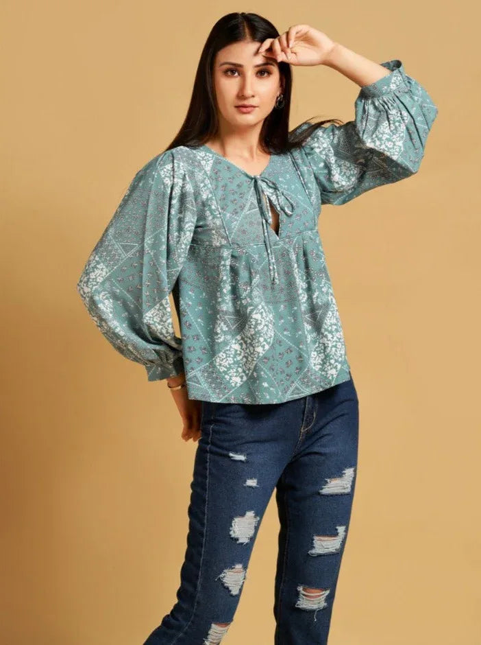 CROP TOP WESTERN WEAR D.NO 108 - Anant Exports