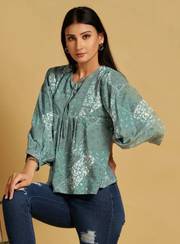 CROP TOP WESTERN WEAR D.NO 108 - Anant Exports
