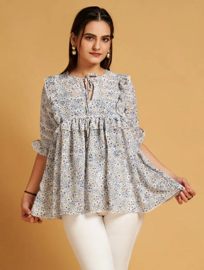 CROP TOP WESTERN WEAR D.NO 113 - Anant Exports