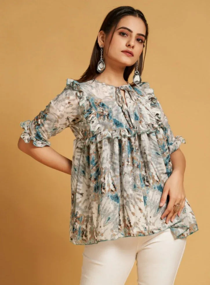 CROP TOP WESTERN WEAR D.NO 114 - Anant Exports