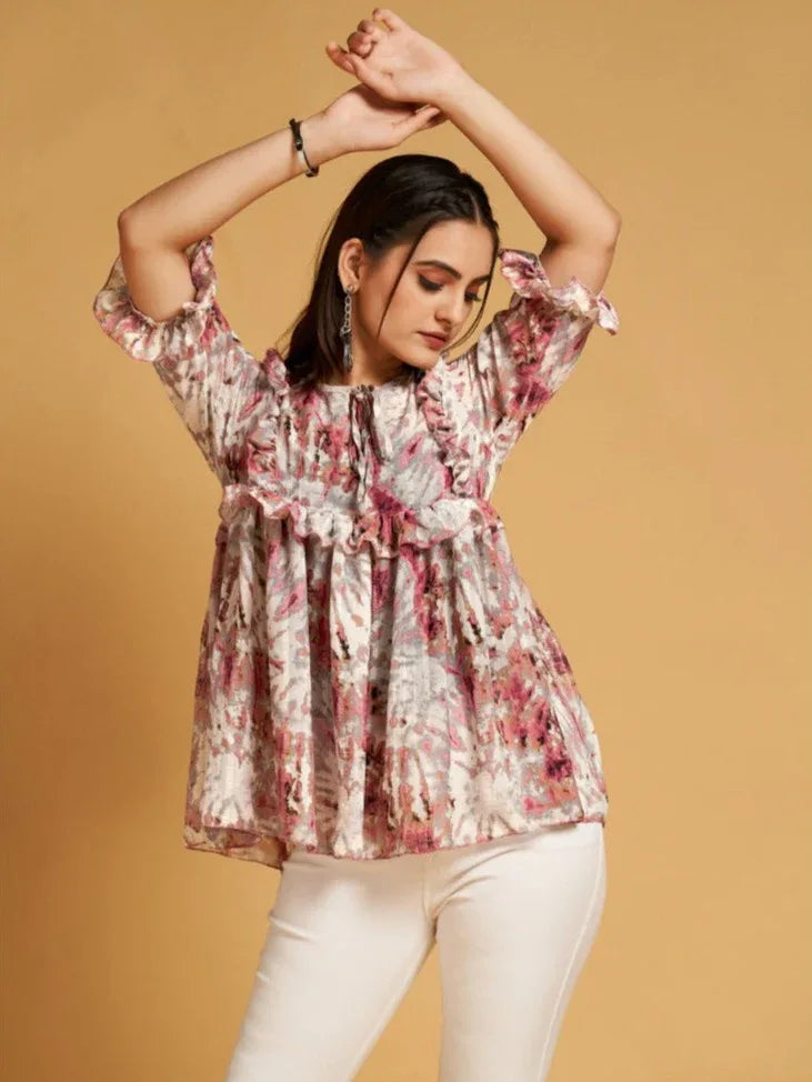 CROP TOP WESTERN WEAR D.NO 114 - Anant Exports