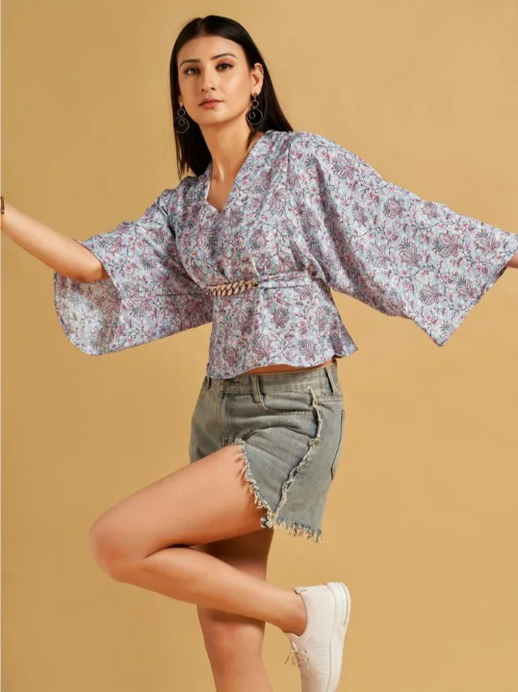 CROP TOP WESTERN WEAR D.NO 115 - Anant Exports