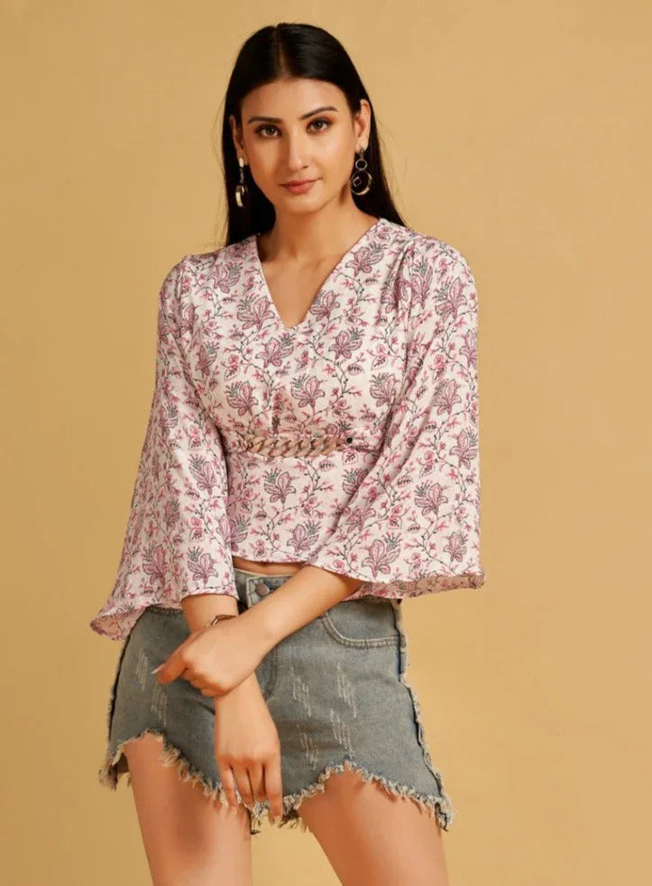 CROP TOP WESTERN WEAR D.NO 115 - Anant Exports