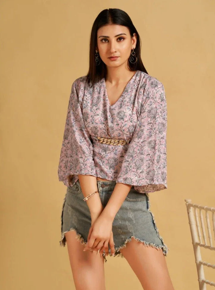 CROP TOP WESTERN WEAR D.NO 115 - Anant Exports