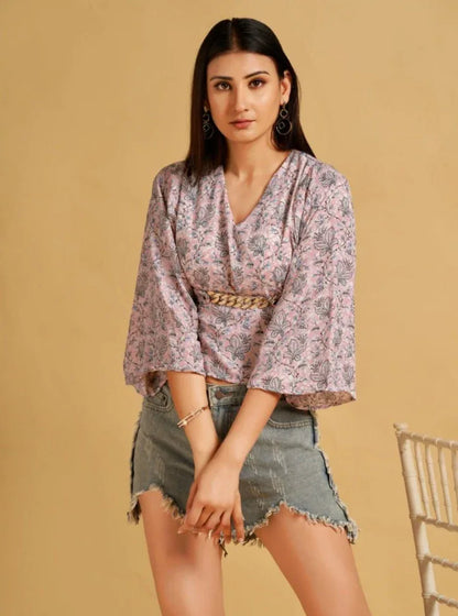 CROP TOP WESTERN WEAR D.NO 115 - Anant Exports
