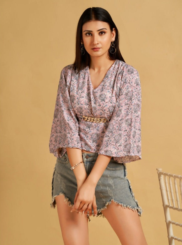 CROP TOP WESTERN WEAR D.NO 115