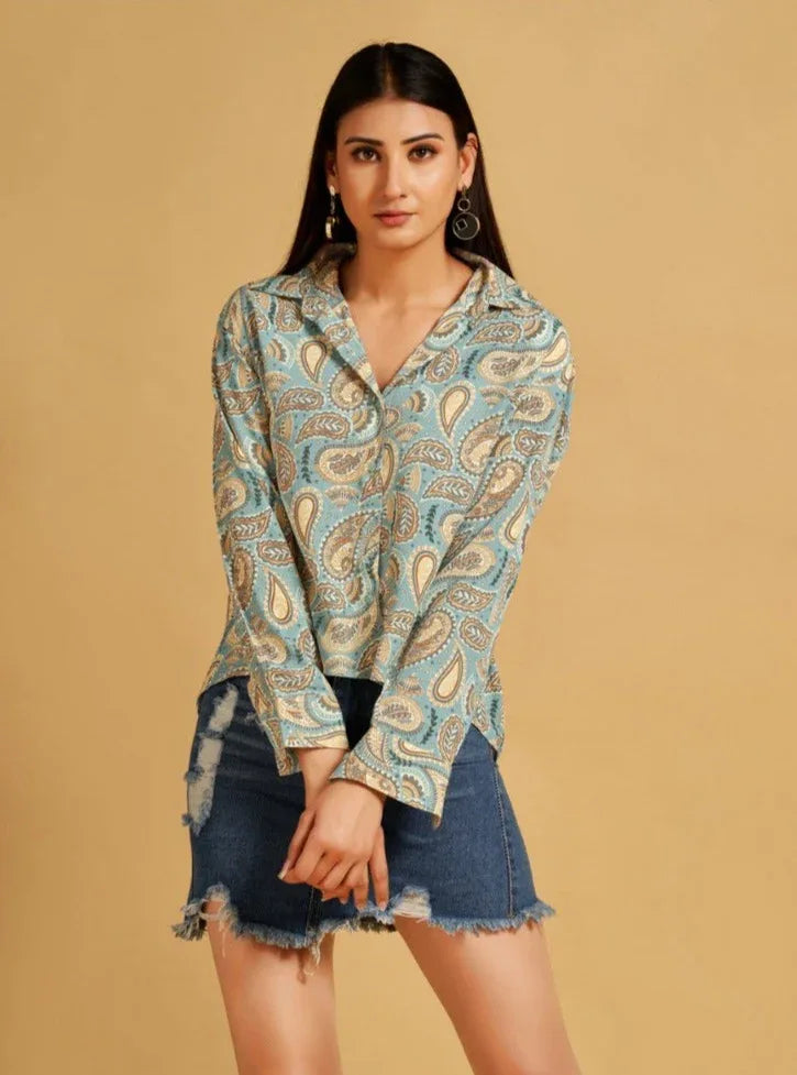 CROP TOP WESTERN WEAR D.NO 116 - Anant Exports