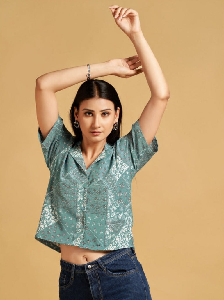 CROP TOP WESTERN WEAR D.NO 122