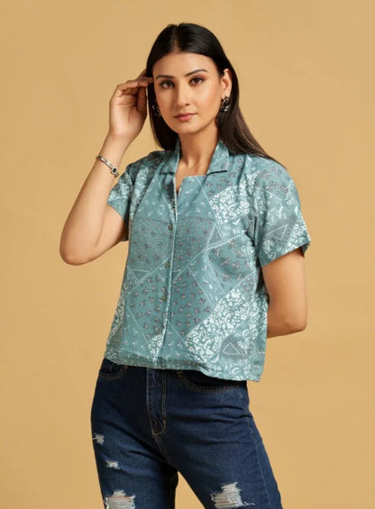 CROP TOP WESTERN WEAR D.NO 122 - Anant Exports