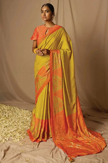 Kimora Meera Soft Silk Saree - Anant Exports