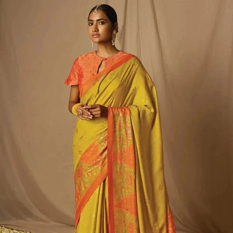 Kimora Meera Soft Silk Saree - Anant Exports