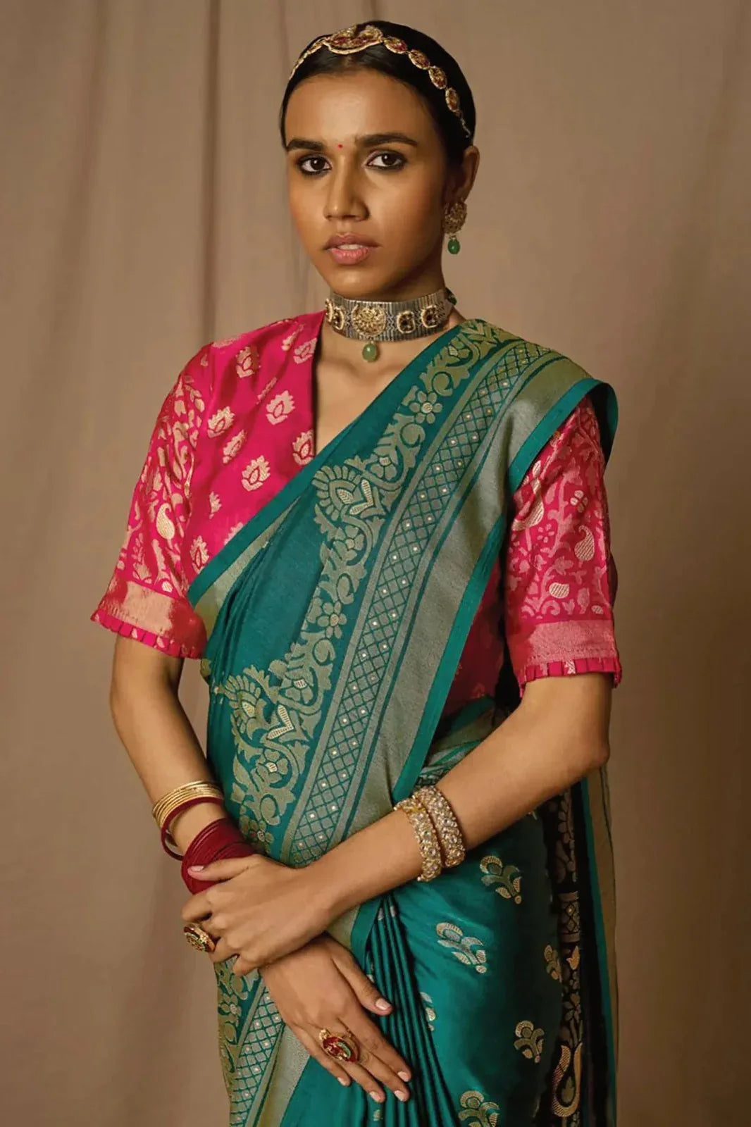 Kimora Meera Soft Silk Saree - Anant Exports