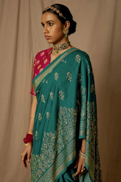 Kimora Meera Soft Silk Saree - Anant Exports