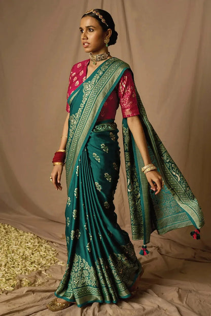 Kimora Meera Soft Silk Saree - Anant Exports