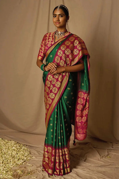 Kimora Meera Soft Silk Saree - Anant Exports