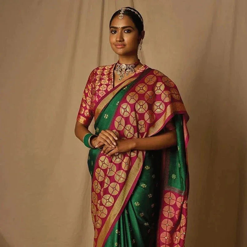 Kimora Meera Soft Silk Saree - Anant Exports