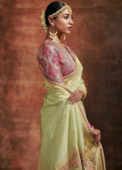 Ranisa Fancy Kashmiri Saree D.No SA-170 - Anant Exports
