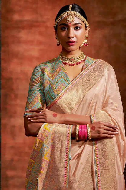 Ranisa Fancy Kashmiri Saree D.No SA-174 - Anant Exports