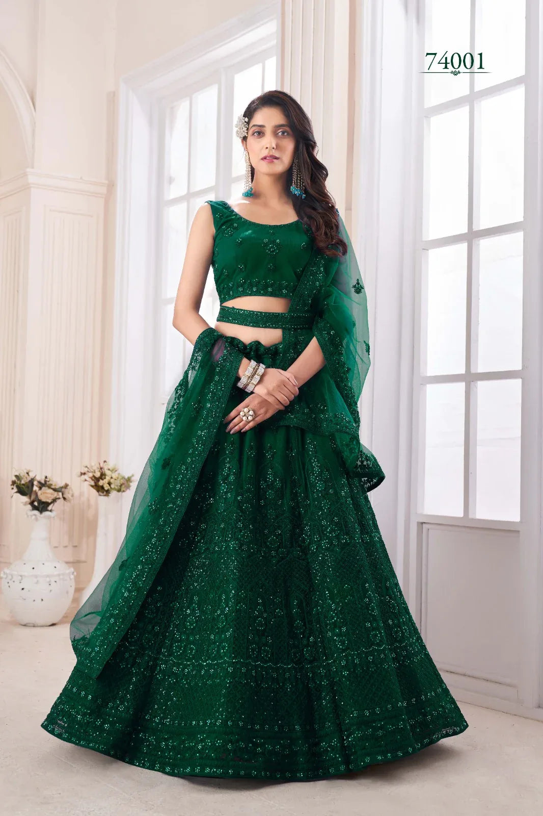 Volume 48 Designer Occasion Wear Lehenga D.No 74001 - Anant Exports