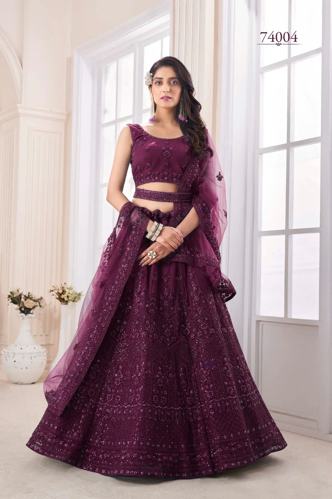 Volume 48 Designer Occasion Wear Lehenga D.No 74004 - Anant Exports
