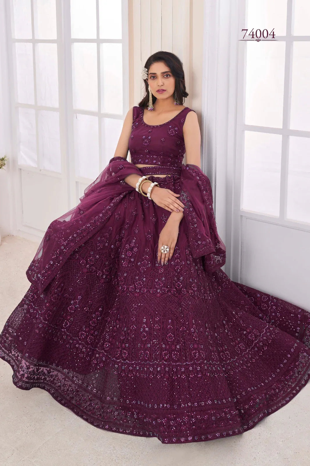 Volume 48 Designer Occasion Wear Lehenga D.No 74004 - Anant Exports