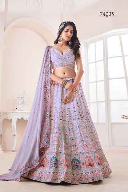 Volume 48 Designer Occasion Wear Lehenga D.No 74005 - Anant Exports