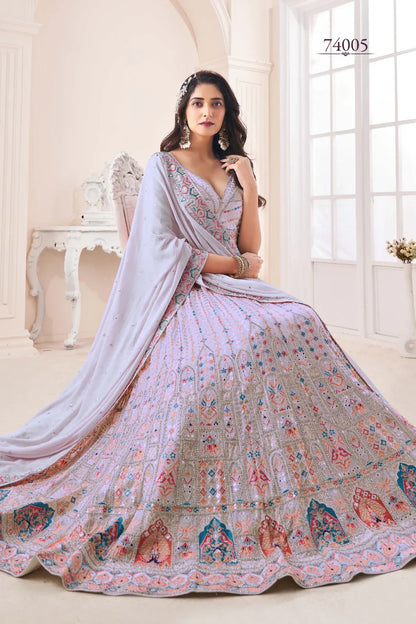 Volume 48 Designer Occasion Wear Lehenga D.No 74005 - Anant Exports