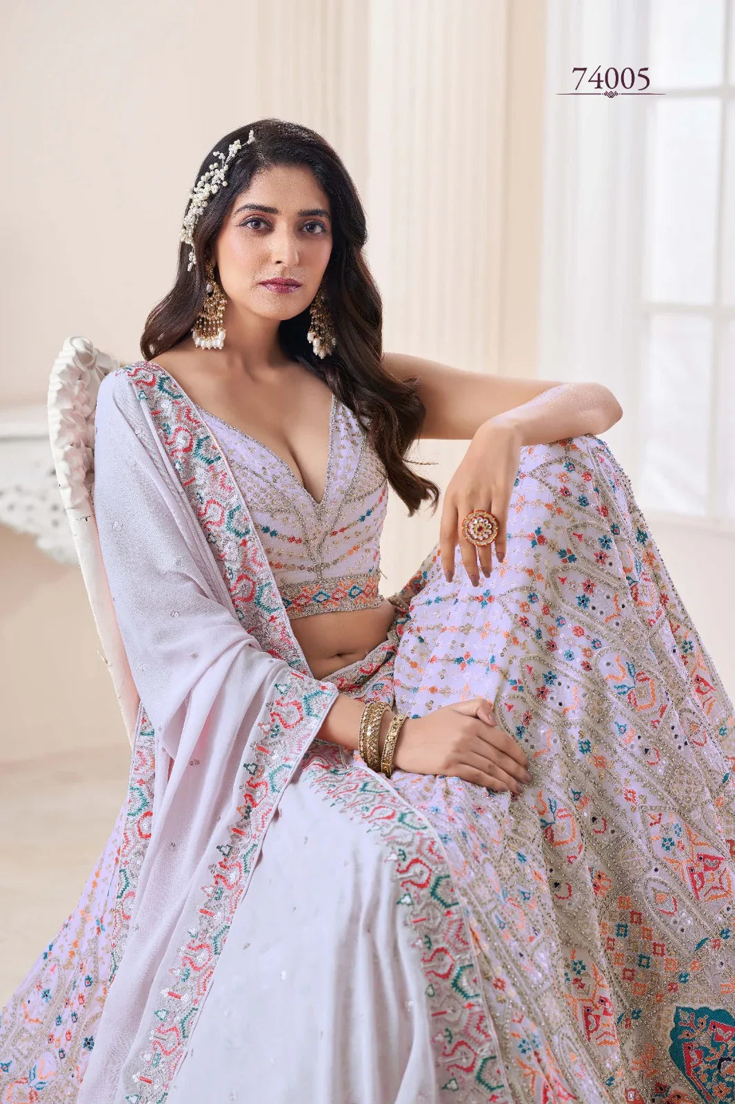 Volume 48 Designer Occasion Wear Lehenga D.No 74005 - Anant Exports