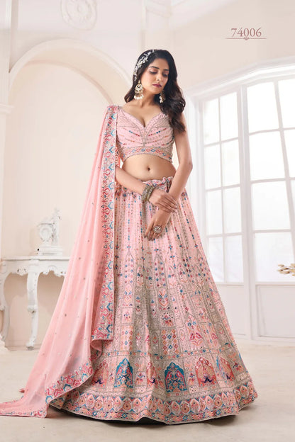 Volume 48 Designer Occasion Wear Lehenga D.No 74006 - Anant Exports