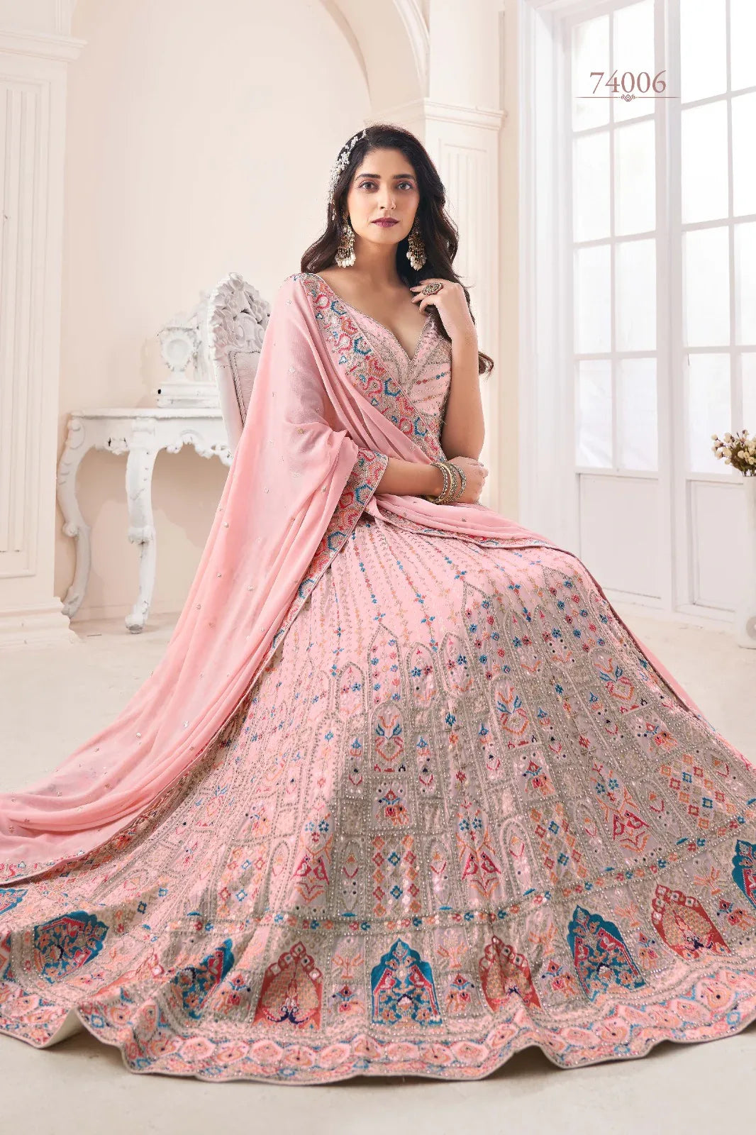 Volume 48 Designer Occasion Wear Lehenga D.No 74006 - Anant Exports