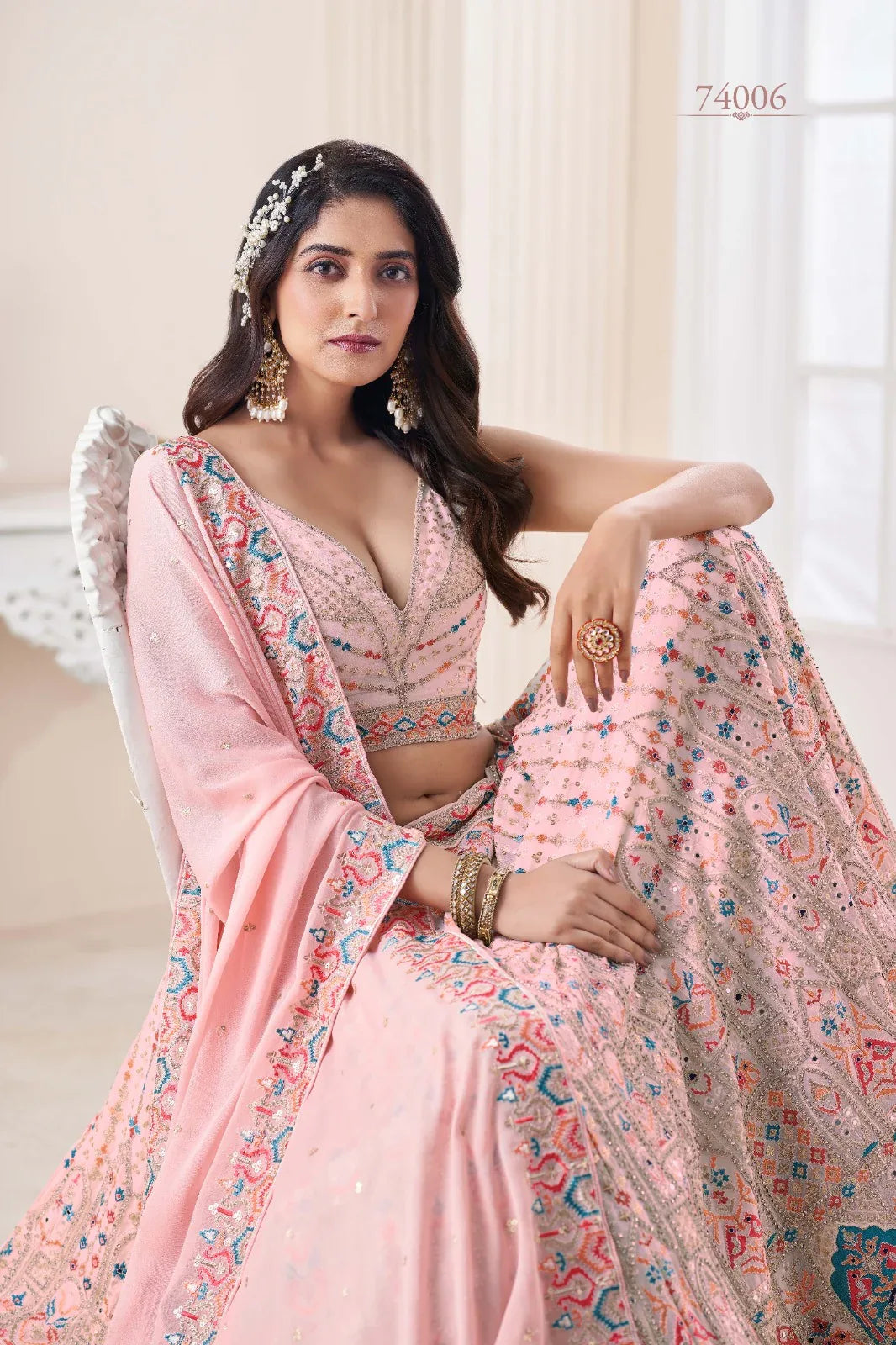 Volume 48 Designer Occasion Wear Lehenga D.No 74006 - Anant Exports